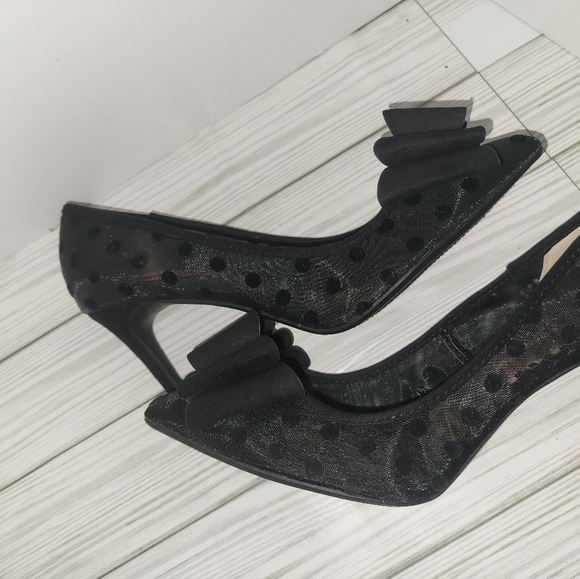 Betsey Johnson Ribbon Heels - Picture 6 of 10